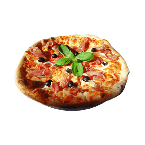 pizza poulet fume